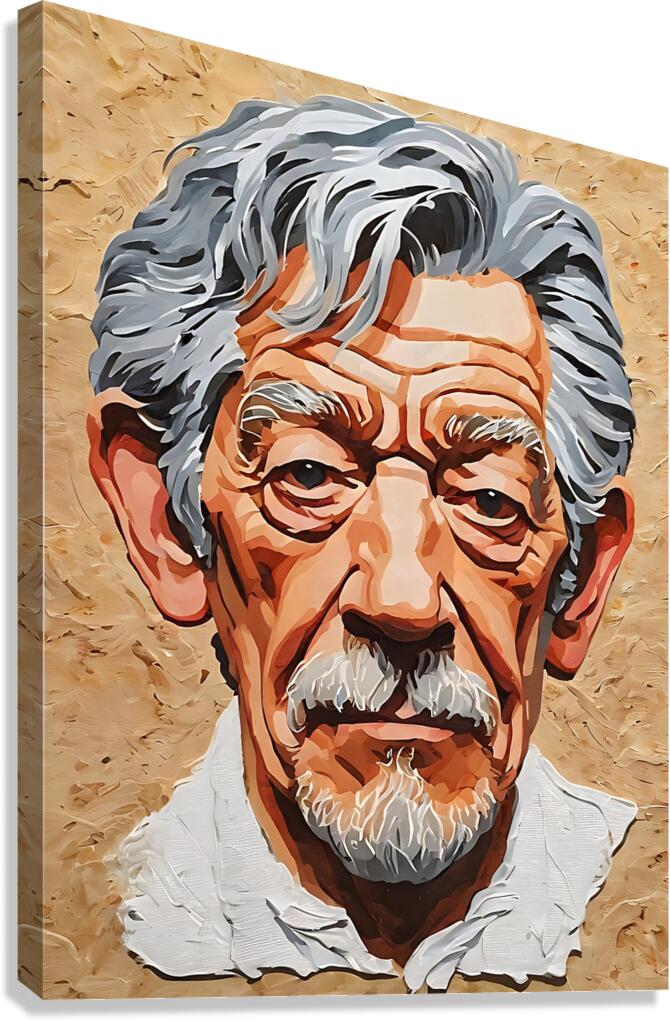Ian McKellen  Canvas Print