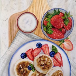 Cheesecakes With Strawberries