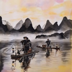 Morning on the Lake Poyang