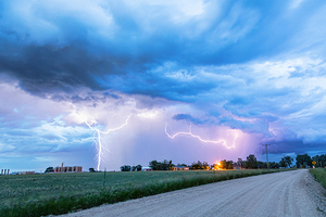 Chasing Fracking Lightning Storms