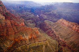 Grand Canyon Morning Scenic View