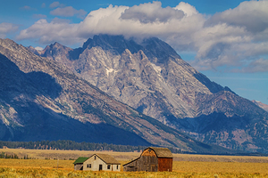 Cloud Crowned Peaks Teton Homestead Legacy