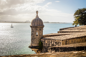 A Picturesque Scene in San Juan Puerto Rico