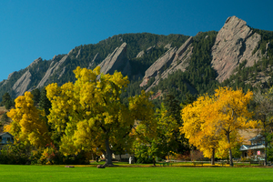 Beautiful Chautauqua Park Autumn View
