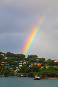 Enchanting Finale of a Vibrant Rainbow
