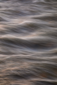 Flowing Creek Sunset Abstract Portrait