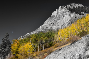 Monarch Pass Waning Gibbous Moon Selective