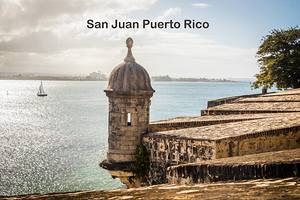 San Juan Puerto Rico Poster Postcard