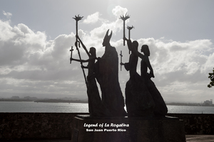 Legend of La Rogativa Poster Postcard