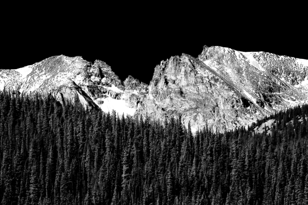 Continental Divide   Indian Peaks   Infrared  Print