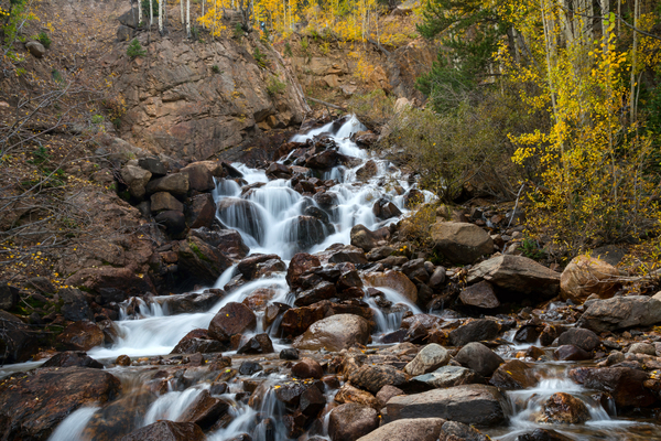 Autumn Guanella Pass Waterfall Print