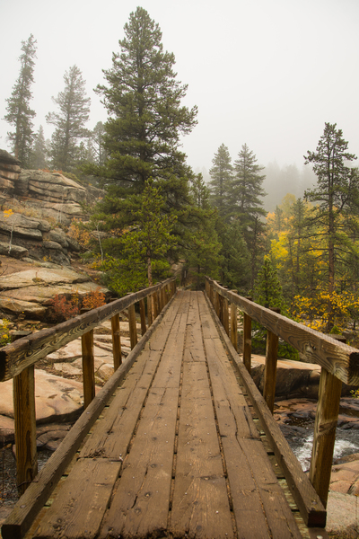 Bridge Into The Clouds Print