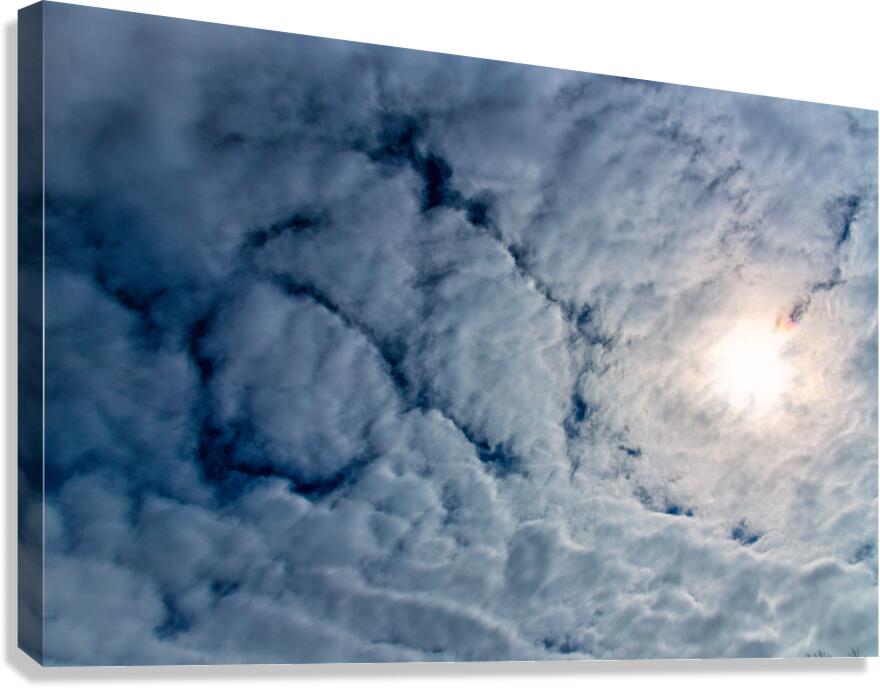 Sun Burning Through Canvas Print