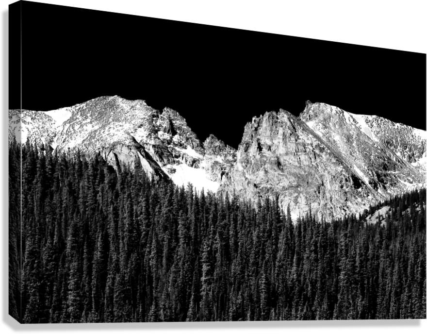 Continental Divide   Indian Peaks   Infrared  Canvas Print