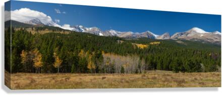 Indian Peaks Continental Divide Boulder Count Canvas Print