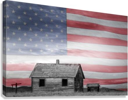Rustic America Canvas Print