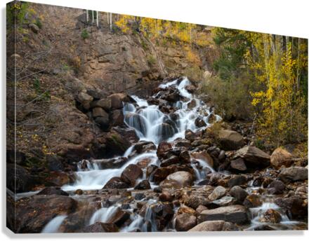 Autumn Guanella Pass Waterfall Canvas Print