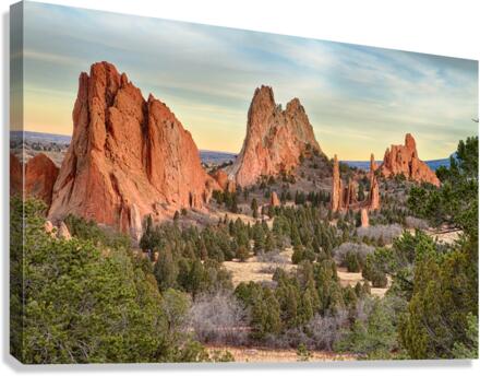 Gods Colorado Garden Canvas Print