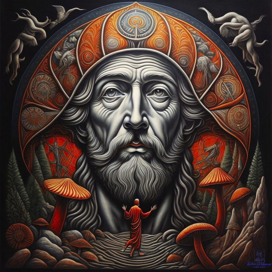 Unveiling Wisdom by Kevin Michael VerKamp Wall Art