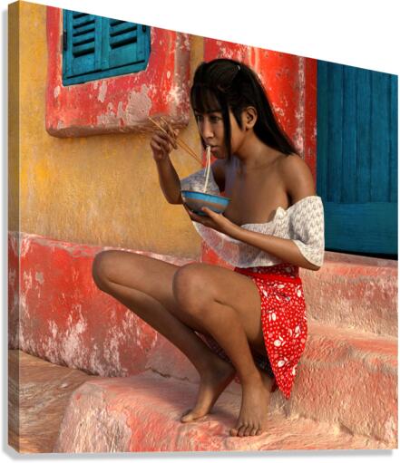 Contentment and Satisfaction Canvas Print