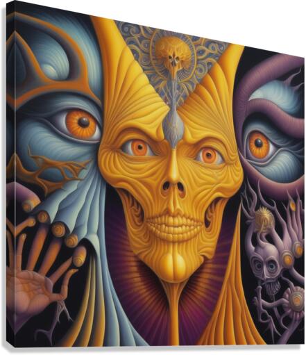 Responding to Evil Canvas Print