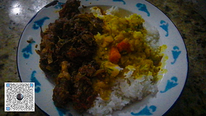 Rice Lental and Meat 