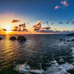 Three Arch Rocks and the Pacific Ocean