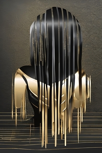 Fragmented Radiance: An Abstract Exploration