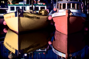 Moored Fishing Boats