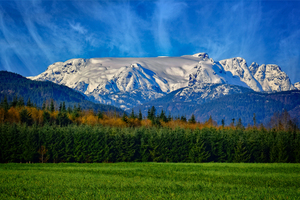 Comox Glacier in Early Spring
