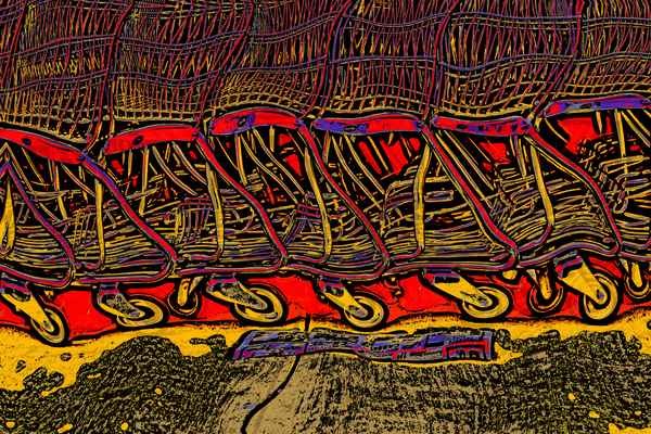 Shopping Carts Print