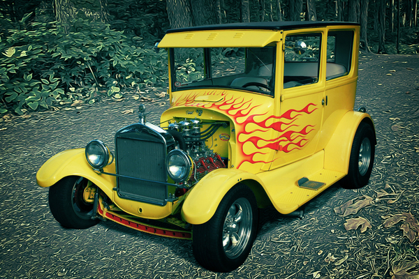 1927 Ford Model-T by COOL ART BY RICHARD