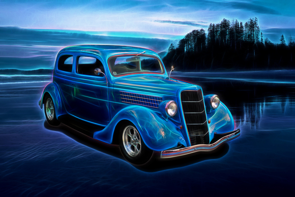 1935 Ford 2-Door Sedan by COOL ART BY RICHARD