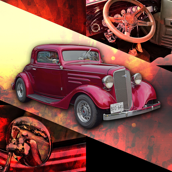 1935 Chevrolet 5-Window Coupe by COOL ART BY RICHARD