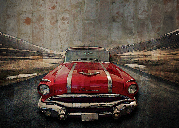 1956 Pontiac Strato-Streak by COOL ART BY RICHARD