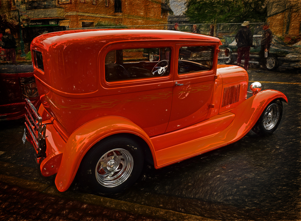1929 Ford Tudor Sedan by COOL ART BY RICHARD
