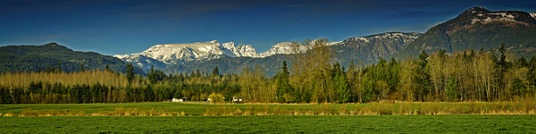 Comox Glacier Panorama by COOL ART BY RICHARD