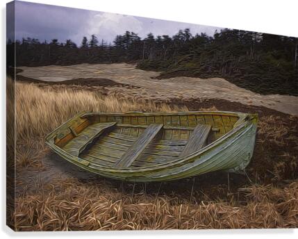Clinker-built Rowboat  Canvas Print