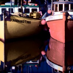 Moored Fishing Boats