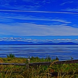 View from Cape Lazo