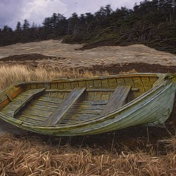 Clinker-built Rowboat