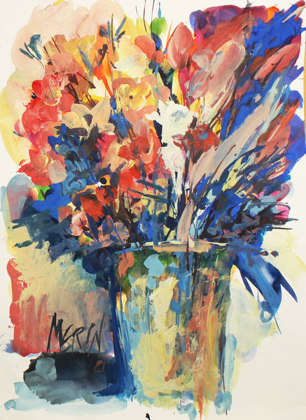 Wildflowers in a vase 2 by Artstudio Merin