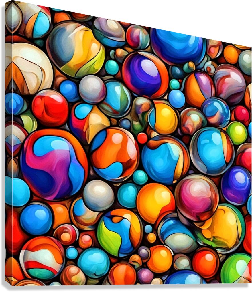 Marbelized Ai  Canvas Print