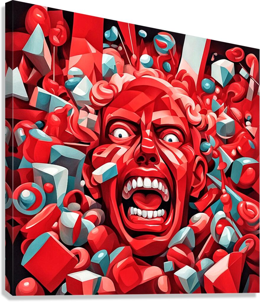 Radically Redder Ai  Canvas Print