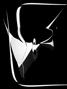 Black Gray and White 