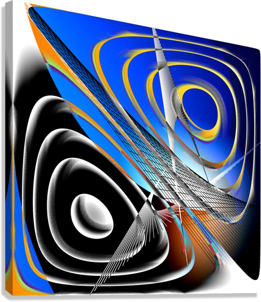 Digital chaos  Canvas Print