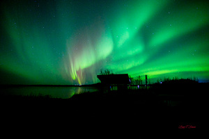 Lights over Kashwitna Lake