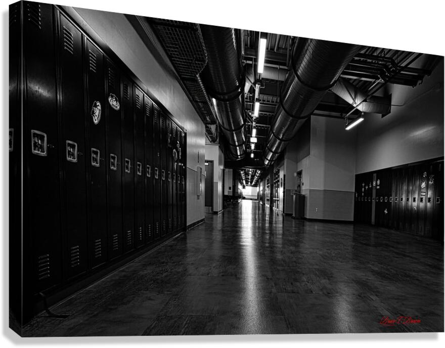 Empty Hallway Canvas Print