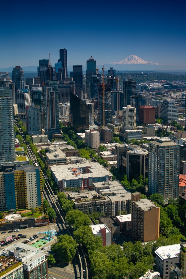 Seattle Downtown Print