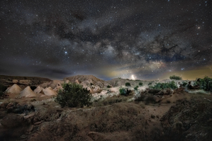 Fumaroles Beneath the Stars